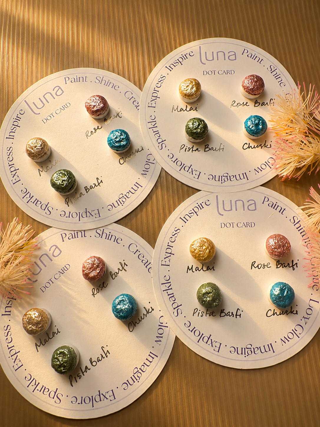 Luna Dot Card - The Mithai Shimmer Edit