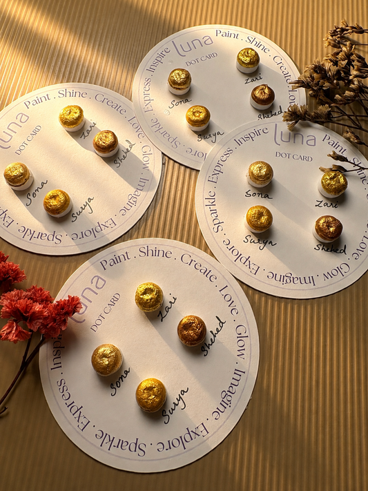 Luna Dot Card- The Sunehri Edit